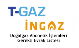 İngaz T-Gaz İnegöl Doğalgaz Abonelik İşlemleri